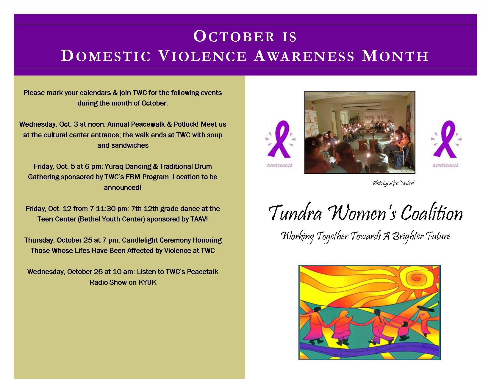 Domestic Violence Awareness Month, 2012